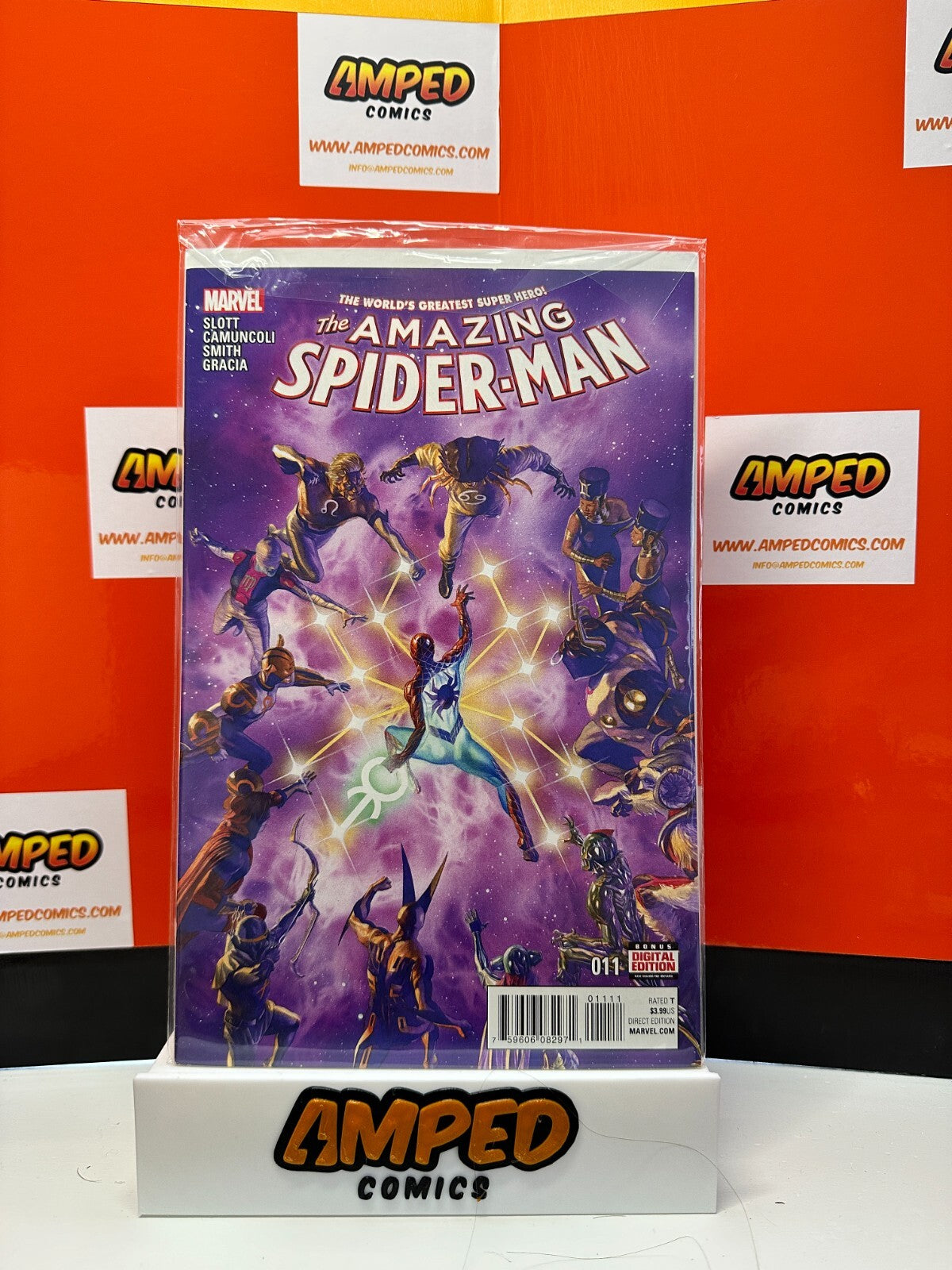 The Amazing Spider-Man #11 (2016) Alex Ross Cover