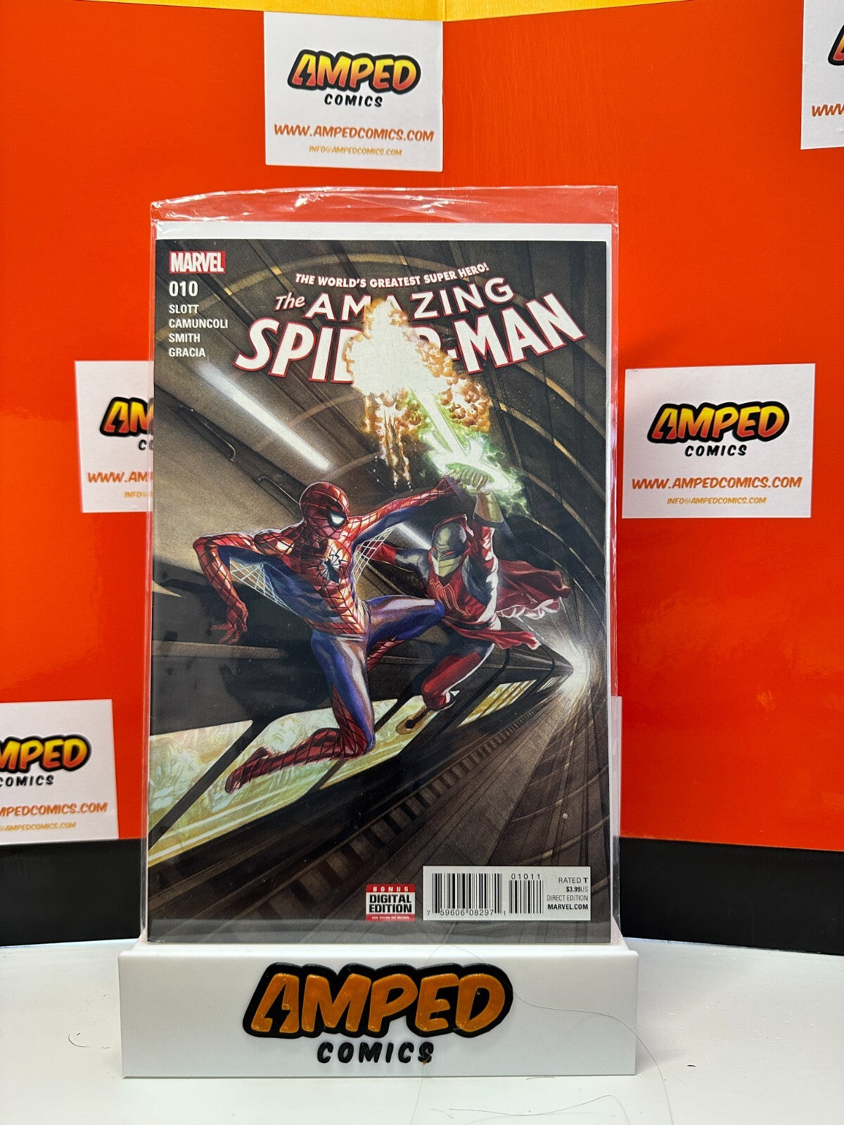 The Amazing Spider-Man #10 (2016) Alex Ross Cover