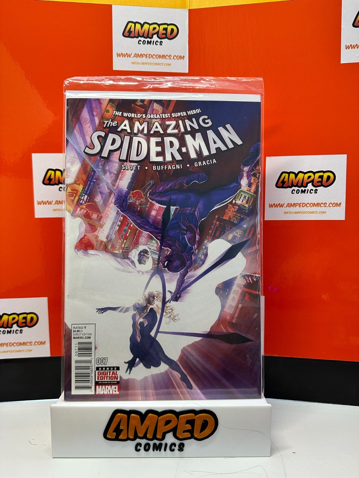 The Amazing Spider-Man #7 (2016) Alex Ross Cover