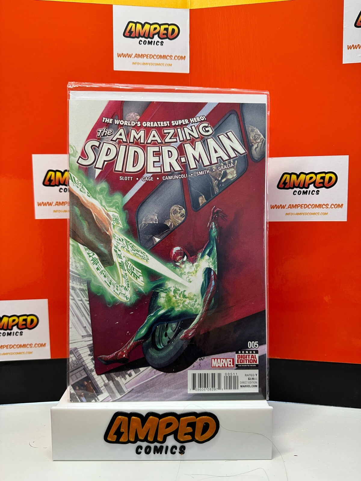 The Amazing Spider-Man #5 (2016) Alex Ross Cover