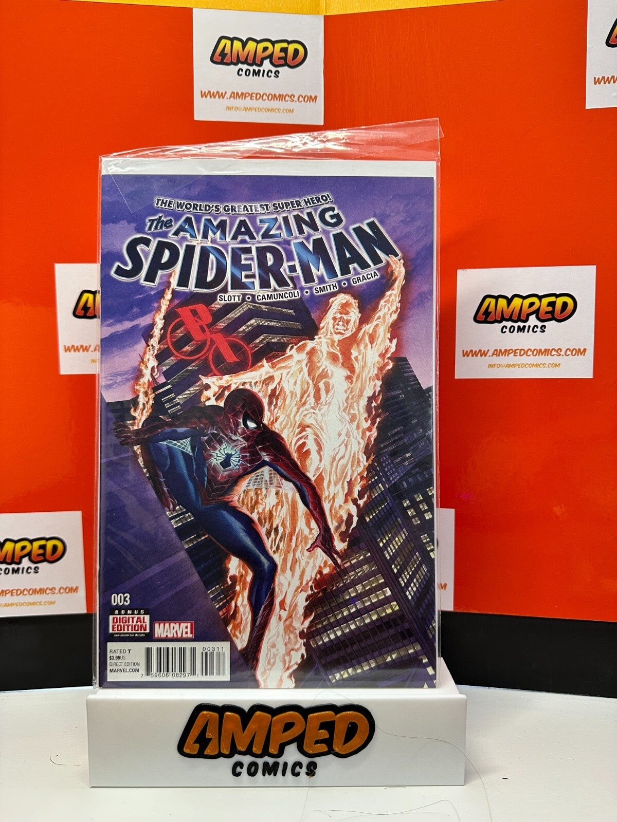 The Amazing Spider-Man #3 (2016) Alex Ross Cover