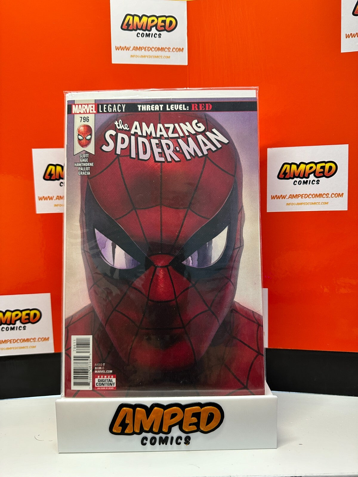 The Amazing Spider-Man #796 (2018) **KEY** Cover art by Alex Ross