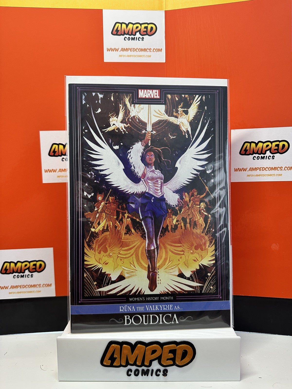 Thor #23 Women's History Month Variant Rūna the Valkyrie as... Boudica Marvel