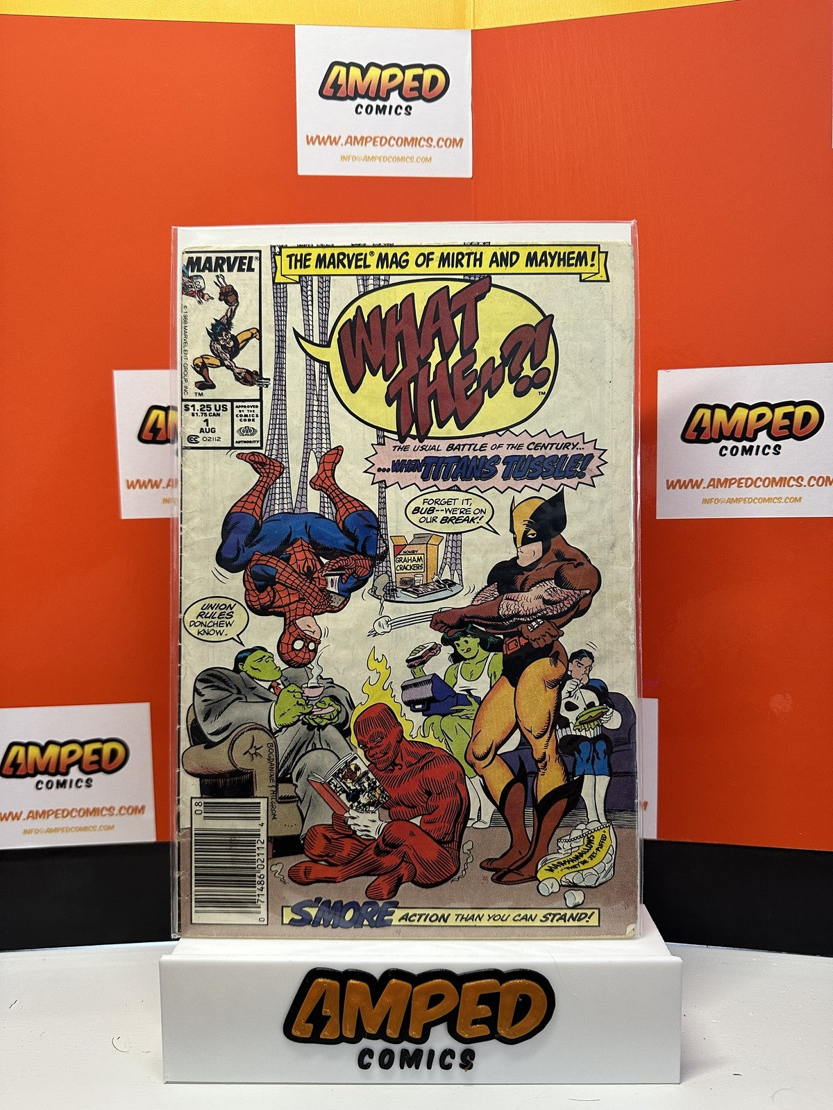 What The?! #1 Marvel (1988) MID GRADE