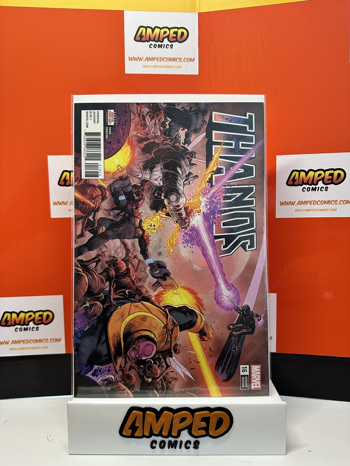 Thanos #16 Marvel THIRD PRINT WRAP AROUND COVER