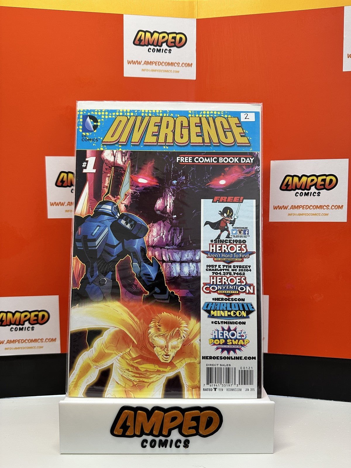 Divergence #1 FCBD (2015) 1st app. of Grail - Darkseid's Daughter!