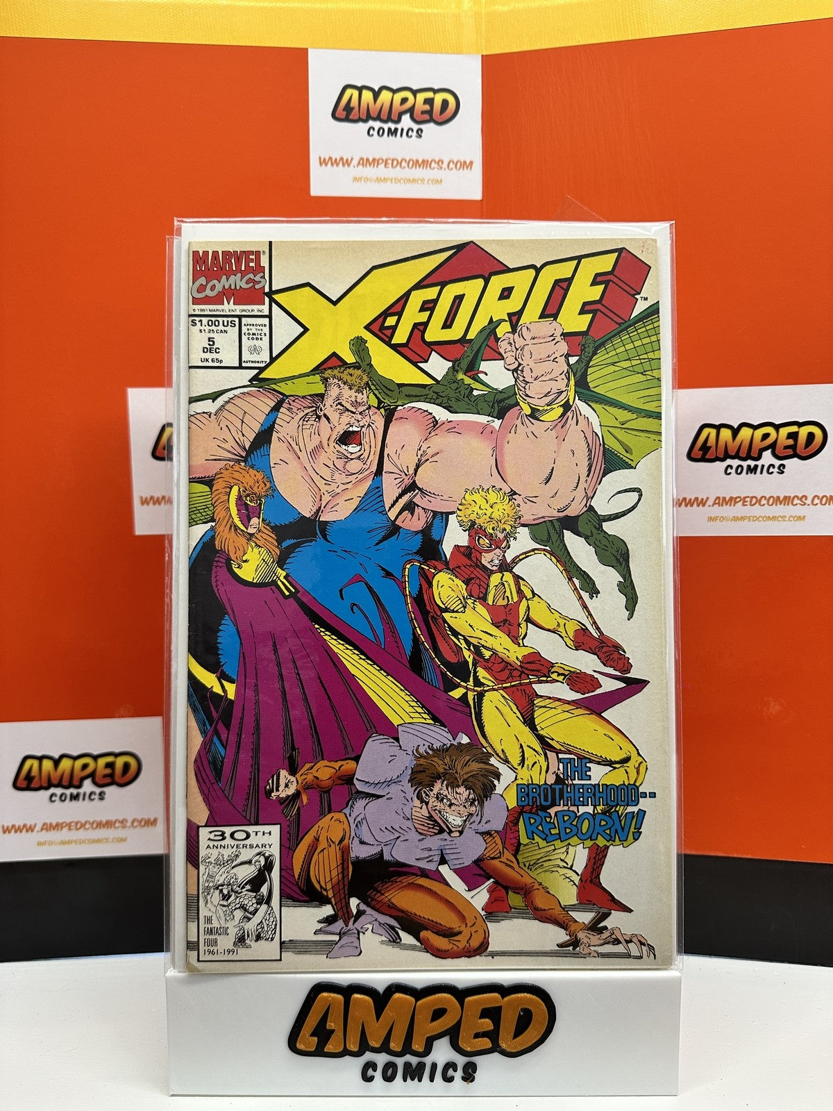X-Force #5 Marvel Comics 1992🔑1st appearance New Brotherhood of Evil Mutants