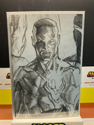 MARAUDERS 13 ALEX ROSS TIMELESS ICEMAN VIRGIN SKETCH B&W 1:100 VARIANT