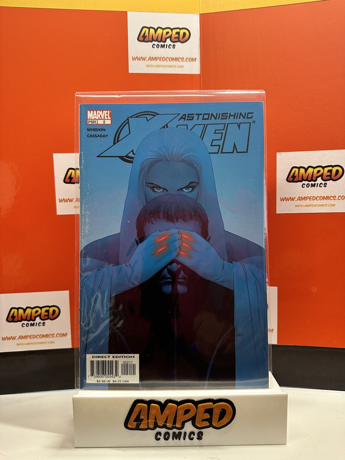 Astonishing X-Men #2 Marvel MID GRADE COVER SMUDGE LEFT SIDE