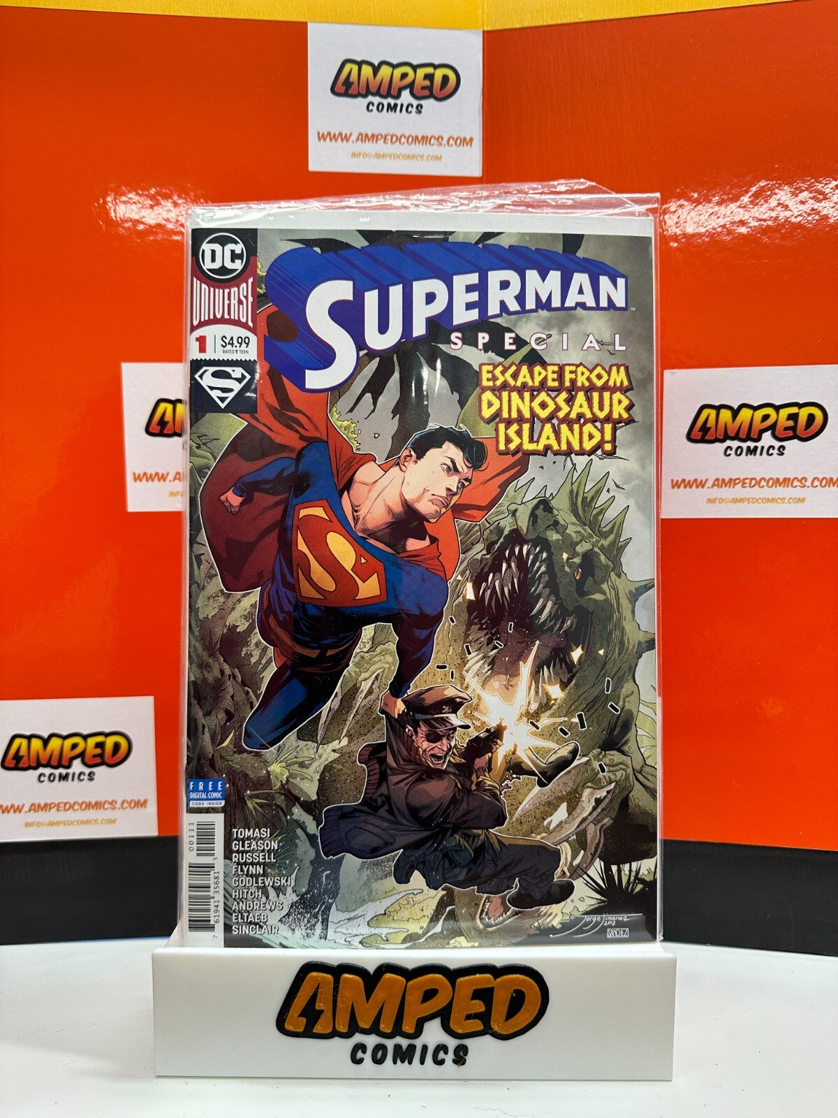 SUPERMAN SPECIAL #1 (DC-2018) "Escape from Dinosaur Island!" Superboy!