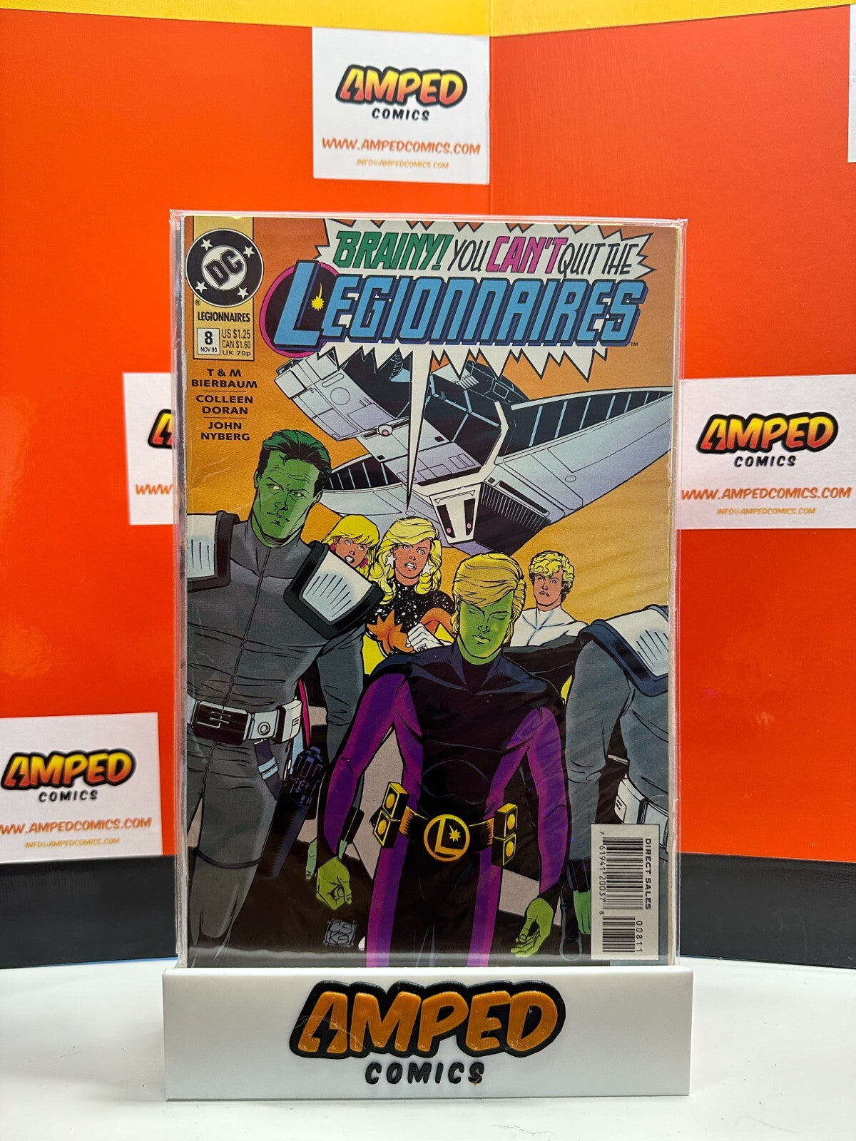 Legionnaires #8 Can Brainiac 5 Quit The Legionnaires? 1996 DC Comic