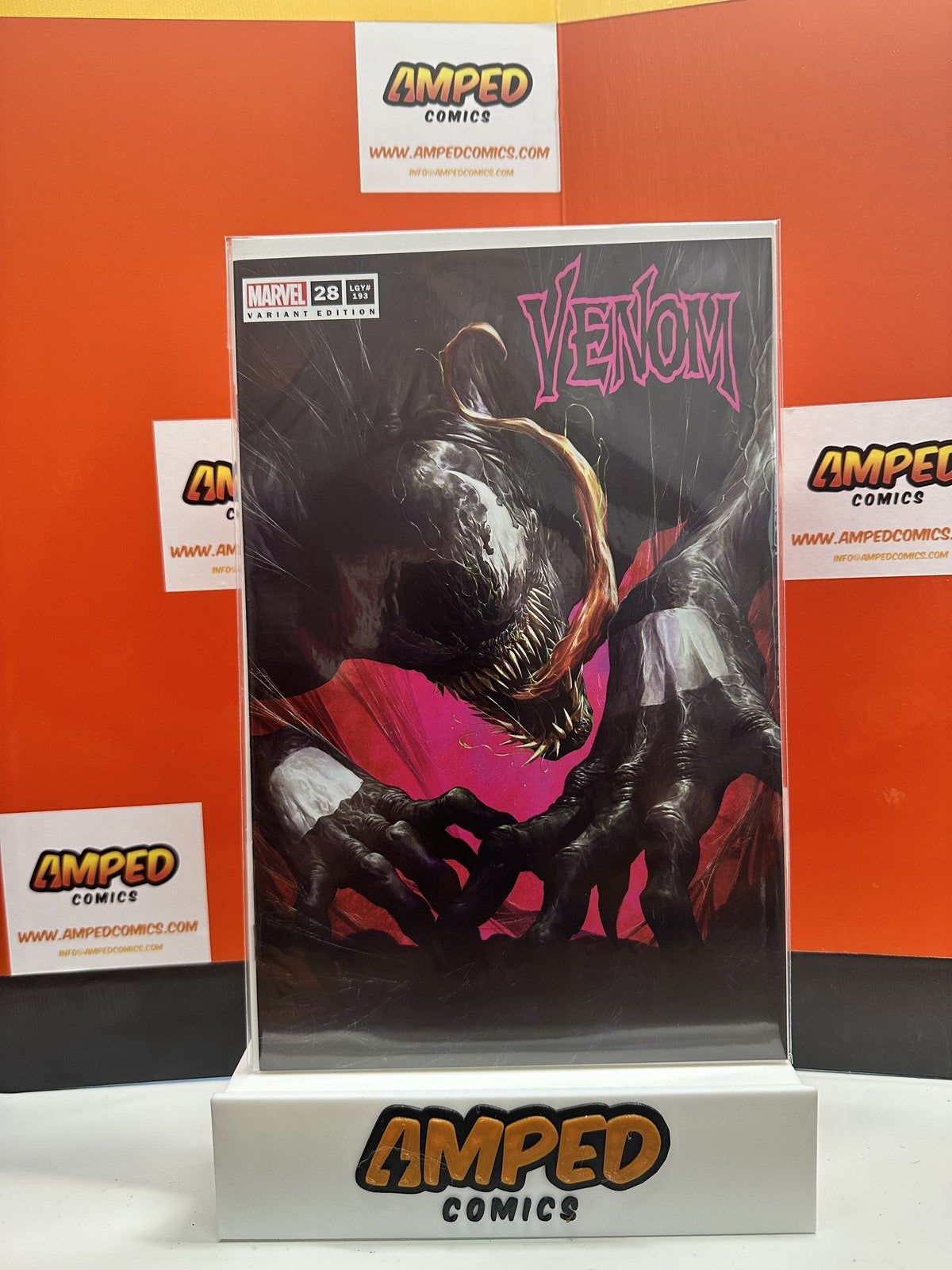 VENOM #28 UNKNOWN COMICS DAVE RAPOZA EXCLUSIVE VAR