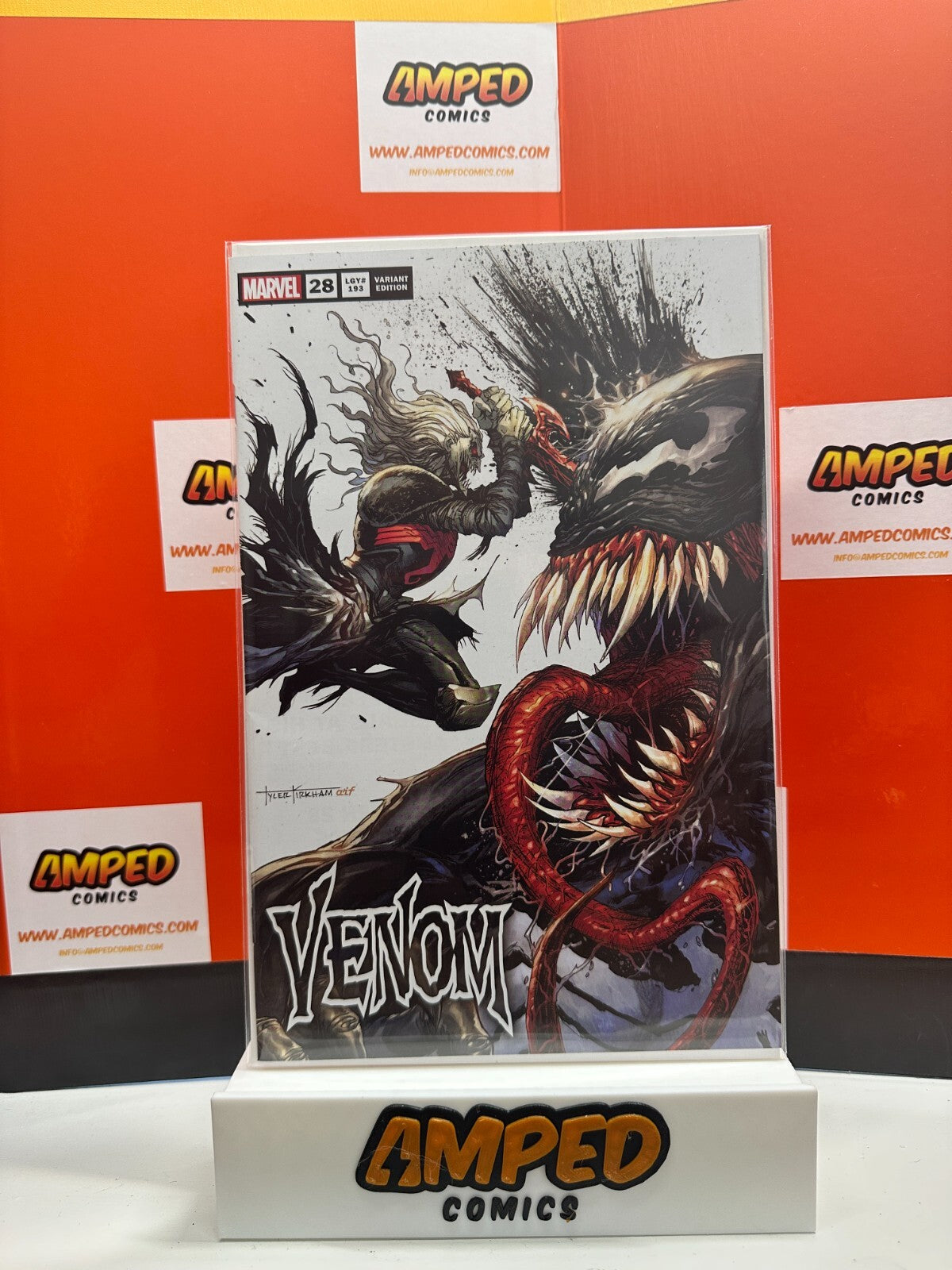 VENOM #28 UNKNOWN COMICS TYLER KIRKHAM EXCLUSIVE SECRET VAR