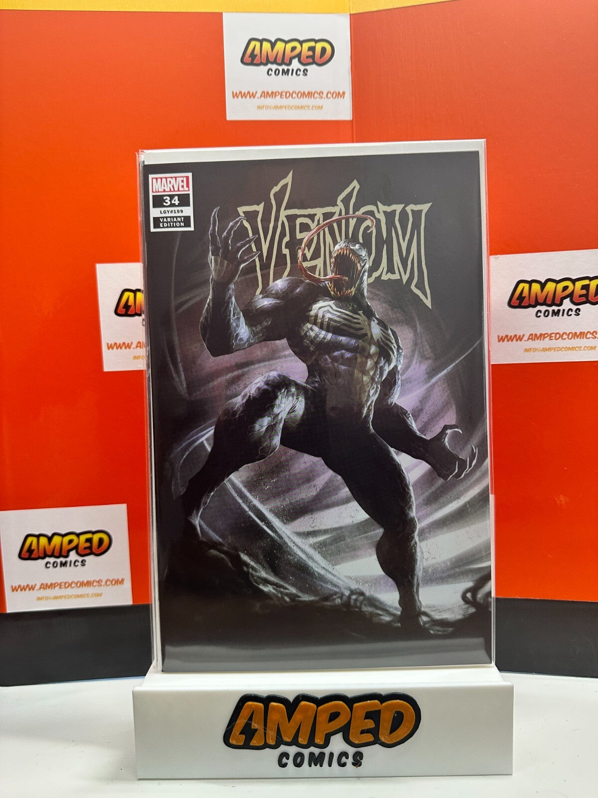 VENOM #34 UNKNOWN COMICS DAVE RAPOZA EXCLUSIVE VARIANT