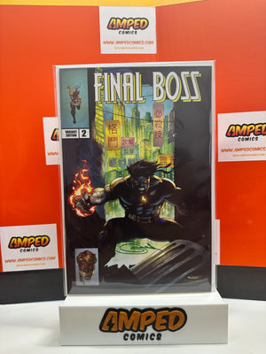 Final Boss Wolverine Homage Trade Variant Edition #2 Signed Book Sajad Shah COA