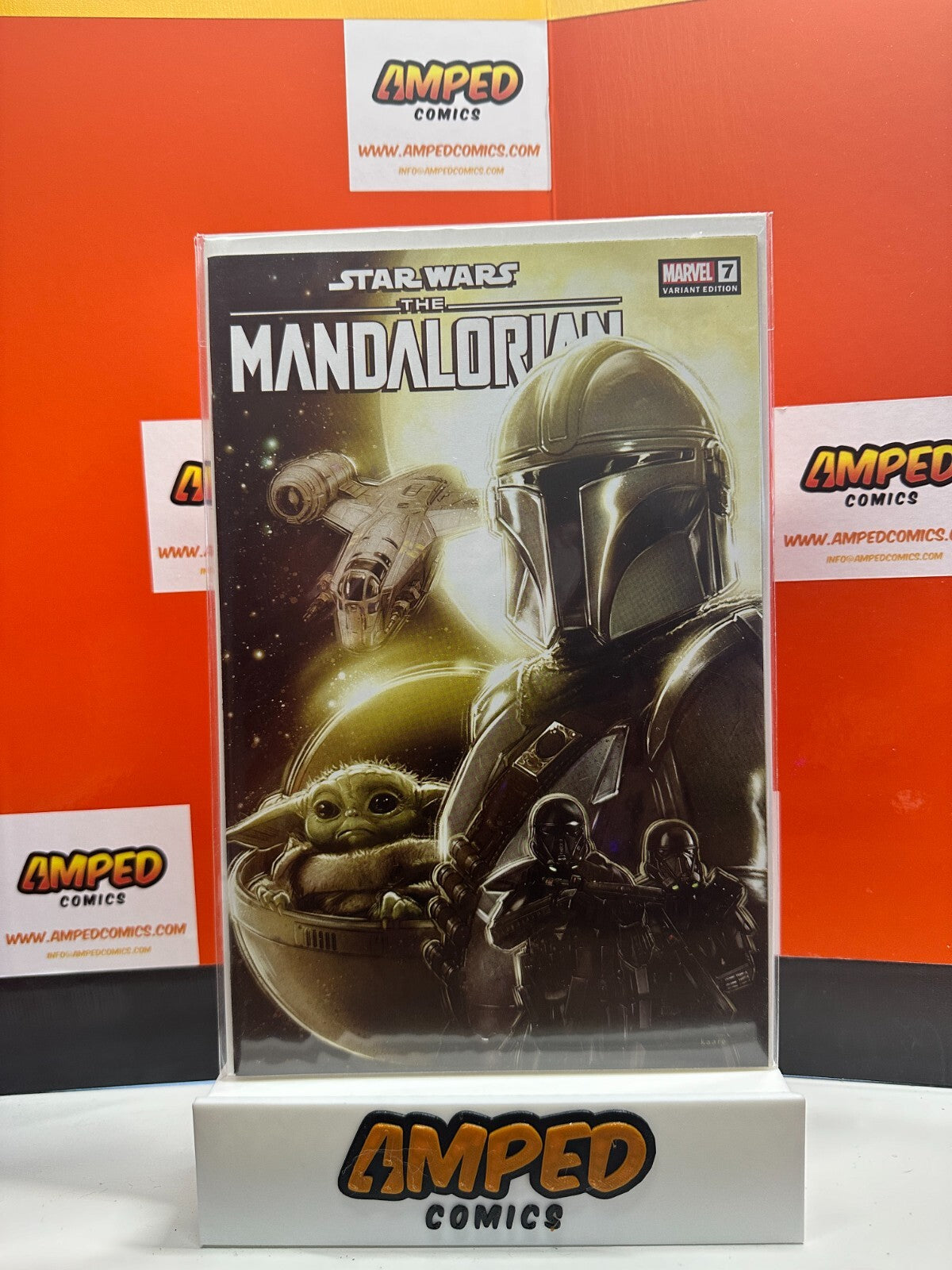STAR WARS: THE MANDALORIAN #7 UNKNOWN COMICS KAARE ANDREWS EXCLUSIVE VARIANT