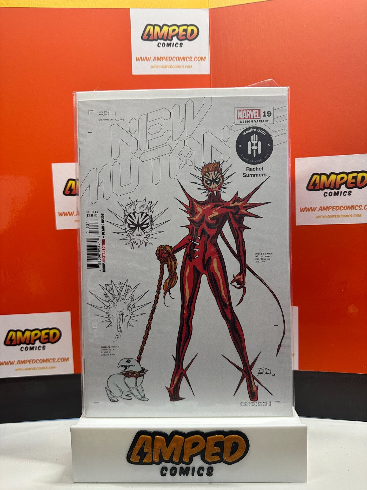 NEW MUTANTS #19 1:50 RUSSELL DAUTERMAN RACHEL SUMMERS DESIGN GALA VARIANT