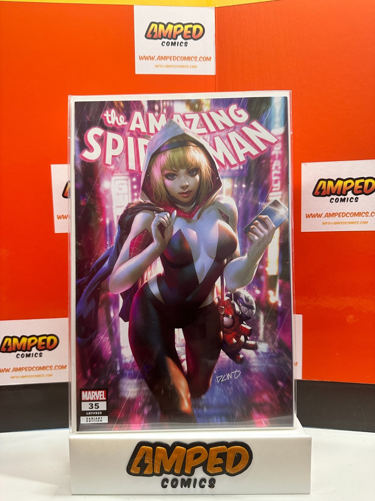 Amazing Spider-Man 35 Derrick Chew 2023 NYCC Trade Dress Variant 2023