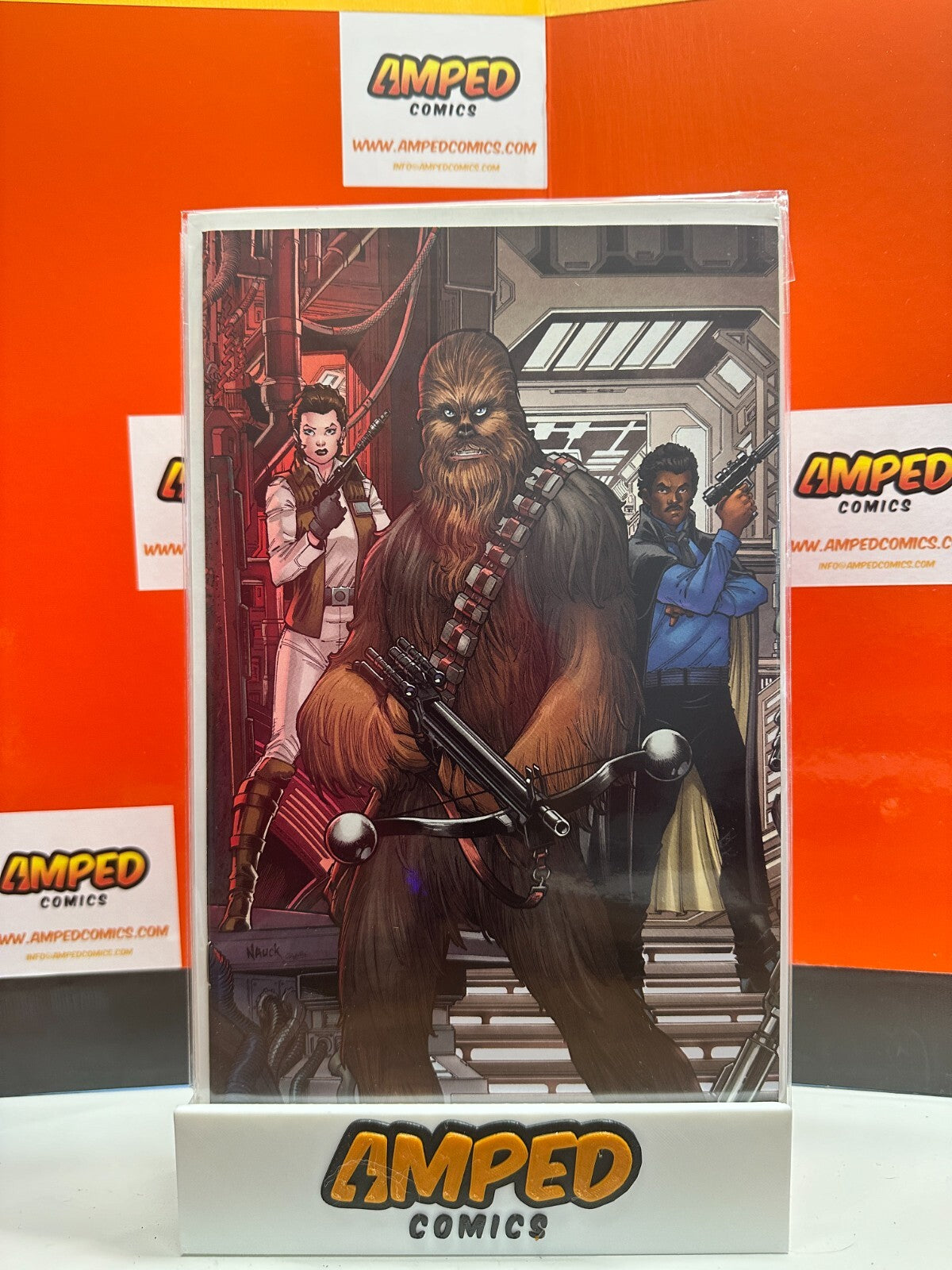 MARVEL~STAR WARS:WAR OF THE BOUNTY HUNTERS #3~TODD NAUCK VIRGIN VARIANT~