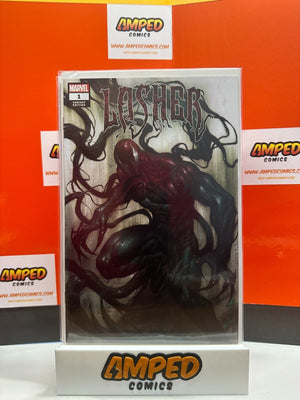 EXTREME CARNAGE LASHER 1 * LUCIO PARRILLO TRADE VARIANT SYMBIOTE SILENCE