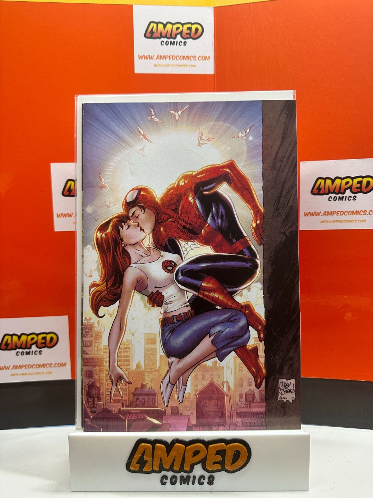 AMAZING SPIDER-MAN #16 UNKNOWN COMICS TONY DANIEL EXCLUSIVE VIRGIN VARIANT