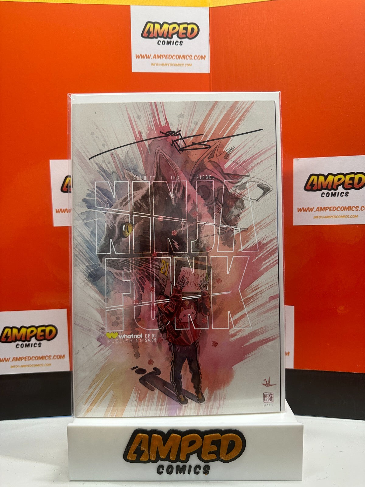 Ninja Funk EP #1 Signed JPG, Whatnot Publishing Comic Book w/ COA