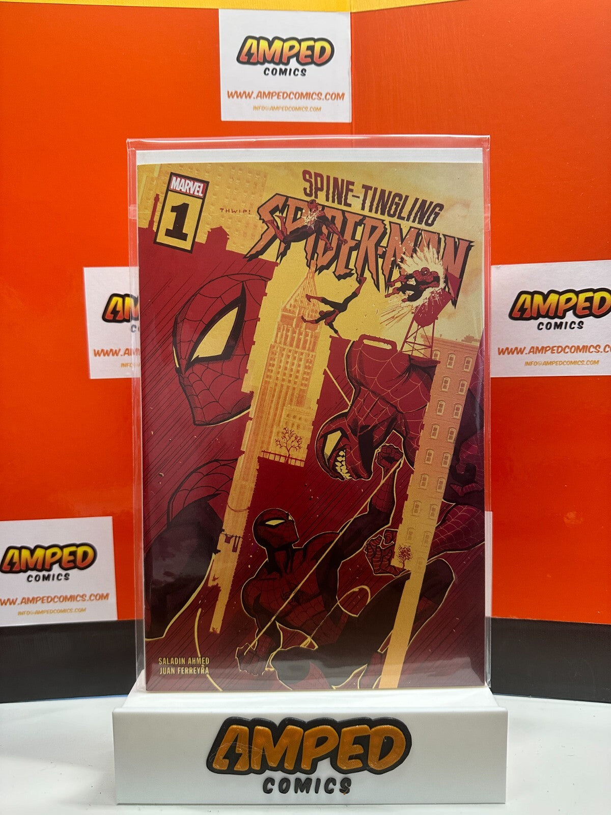 SPINE-TINGLING SPIDER-MAN #1 Juan Ferreyra 2nd Printing Wraparound Variant 2023