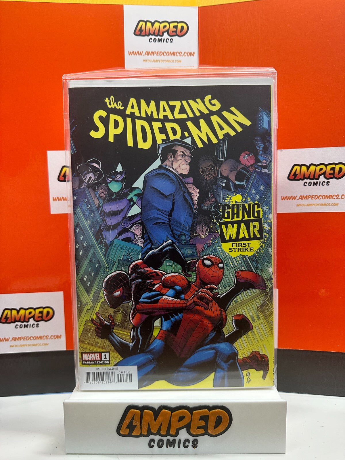 AMAZING SPIDER-MAN GANG WAR FIRST STRIKE #1 Bradshaw 1:25 Variant