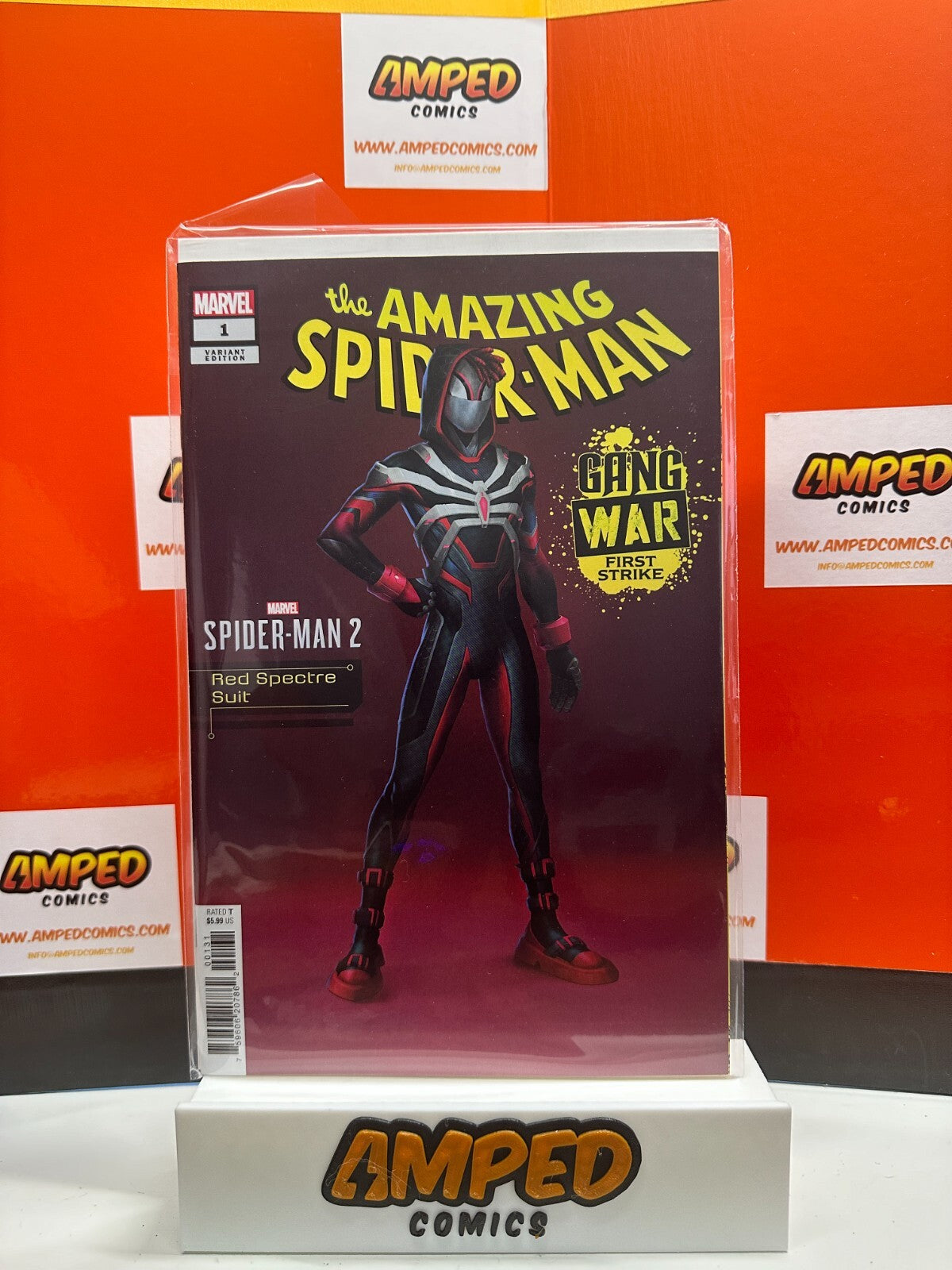 AMAZING SPIDER-MAN: GANG WAR FIRST STRIKE #1 - "RED SPECTRE SUIT" VARIANT COVER