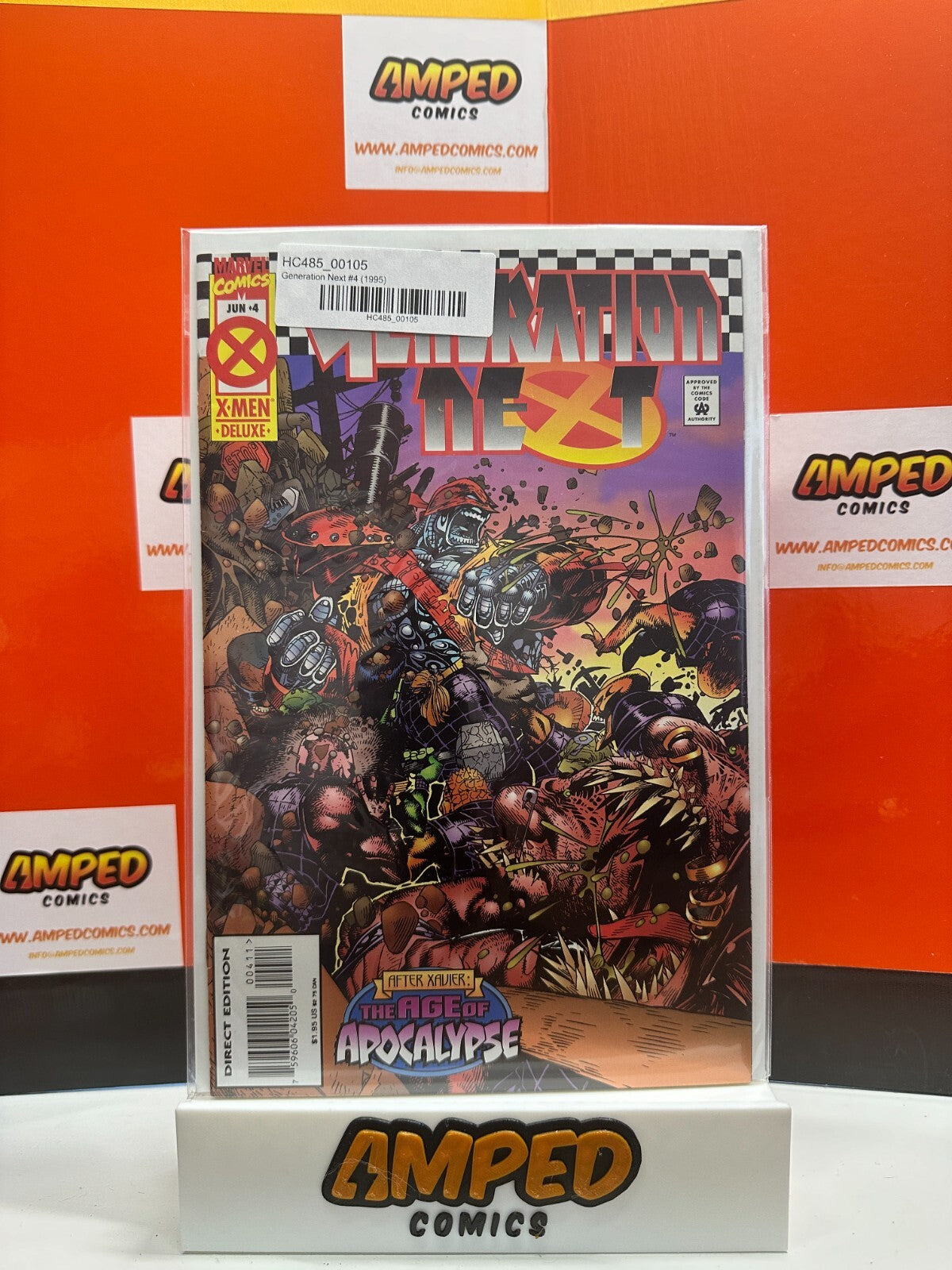 Generation Next #4 Comic Book 1995 Marvel Colossus Comics Direct X-Men