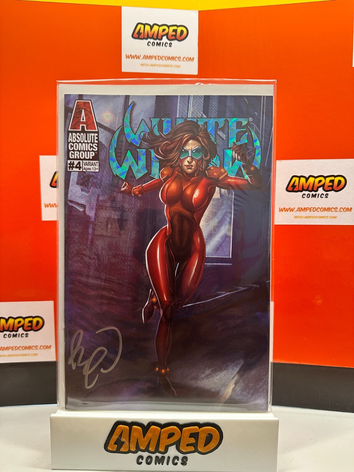 White Widow #4 Signed Benny Powell w/COA Absolute