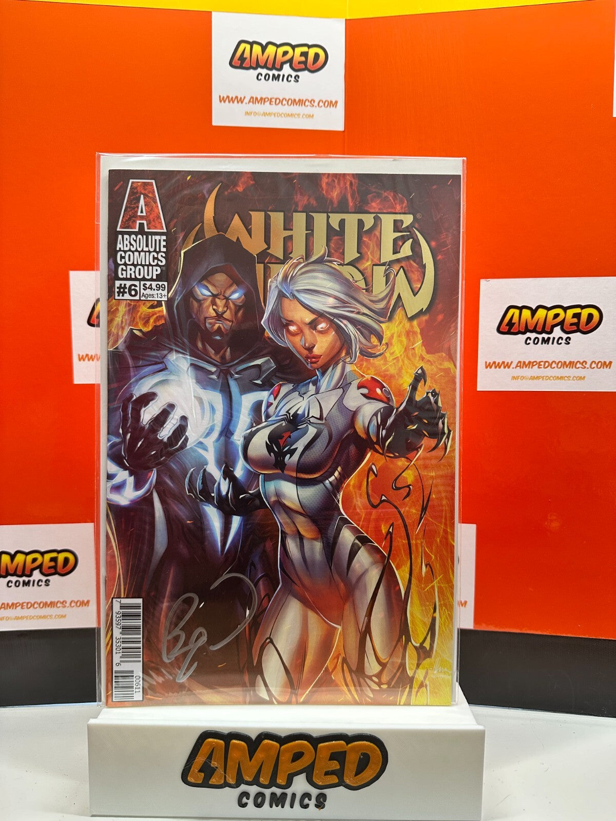 White Widow #6 Signed Benny Powell w/COA Absolute