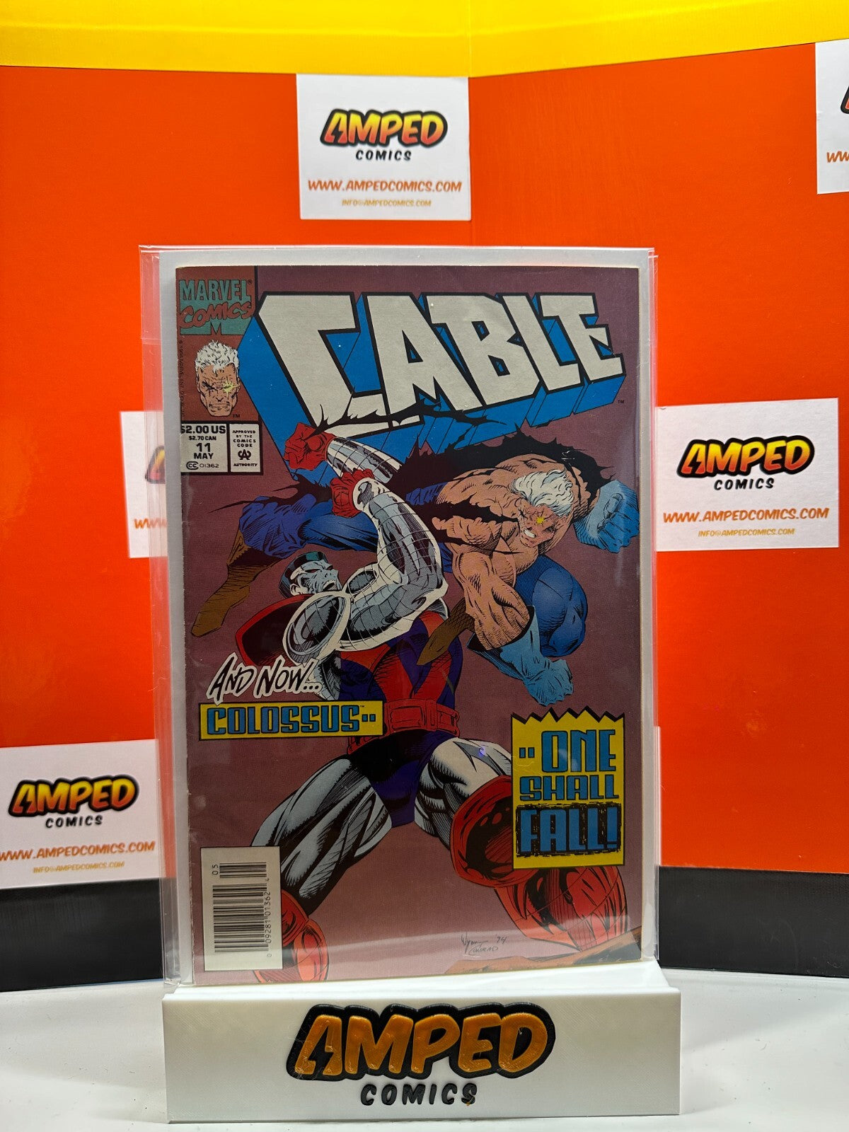 Cable #11 Marvel Comics 1994 Newsstand SPINE TICKS
