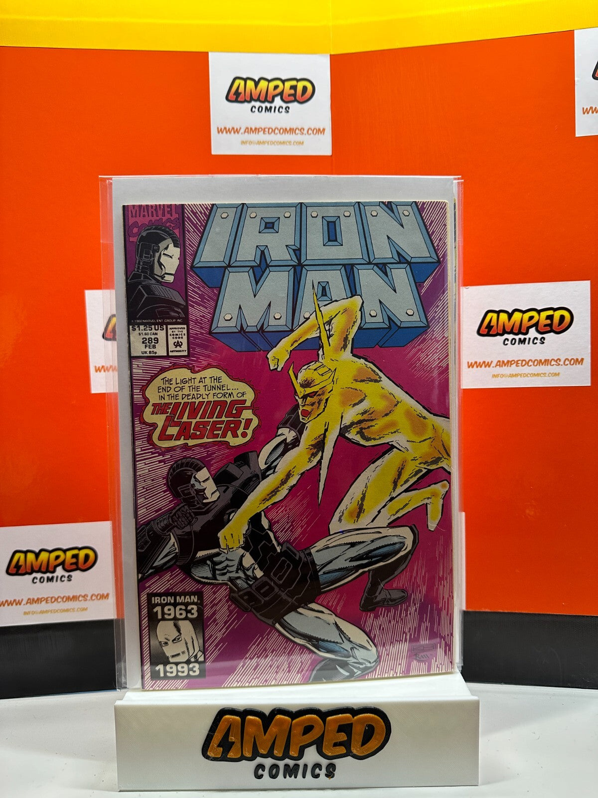 Iron Man #289 Living Laser (1992 Marvel Comics)