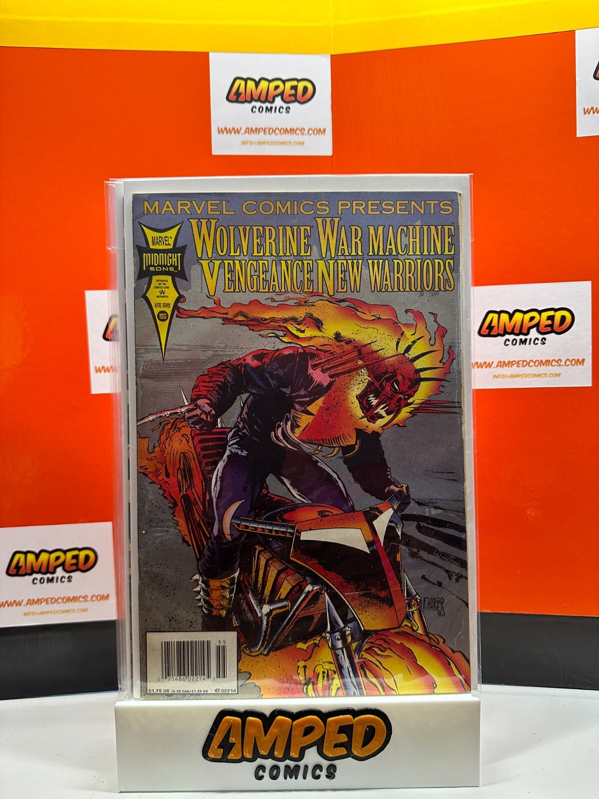 Marvel #155 Vengeance Wolverine War Machine Vengeance New Warriors Flip-Book