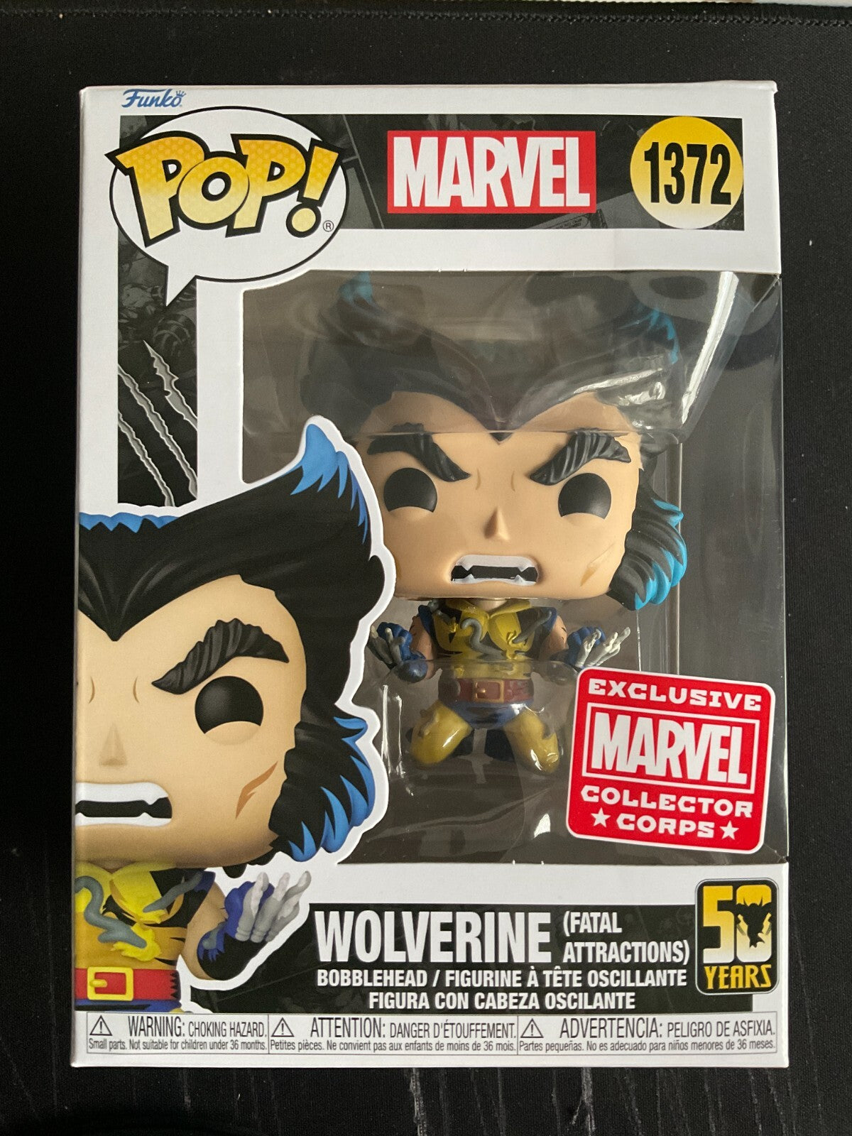 Funko Pop! Wolverine # 1372 Fatal Attractions Marvel Collector Corps