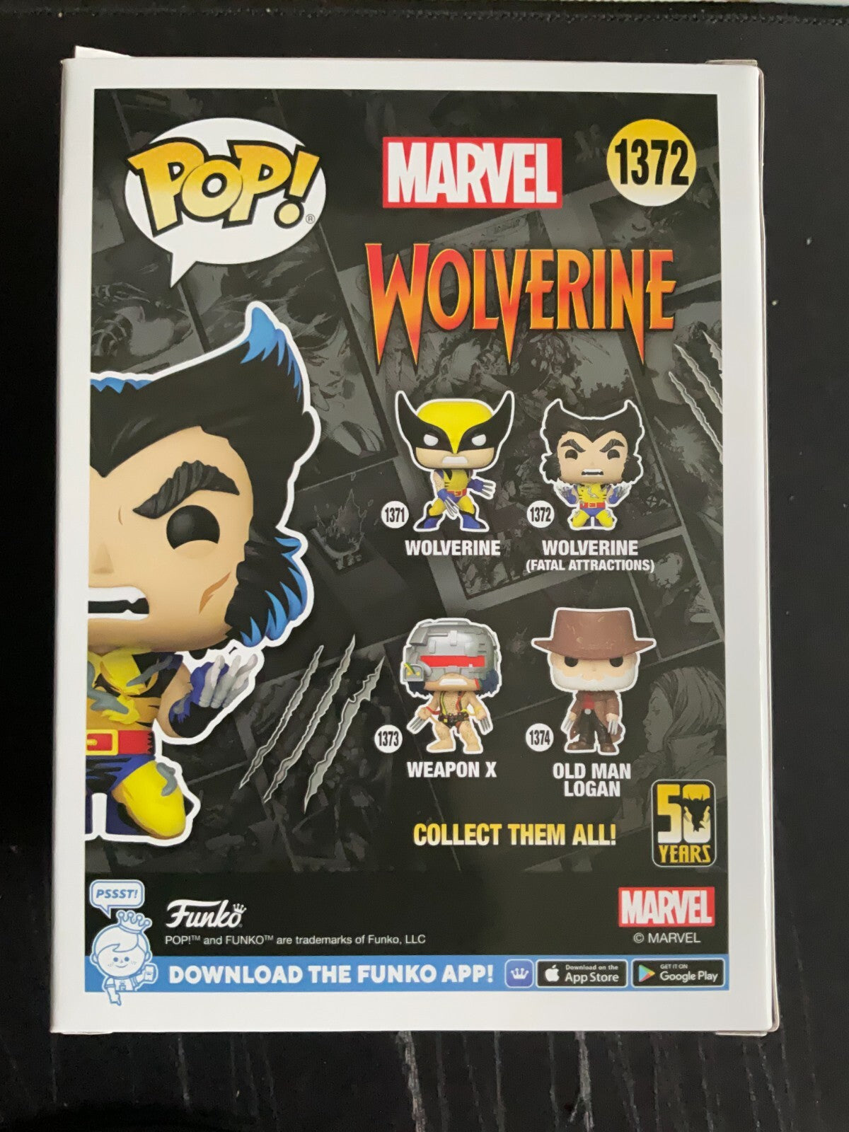 Funko Pop! Wolverine # 1372 Fatal Attractions Marvel Collector Corps