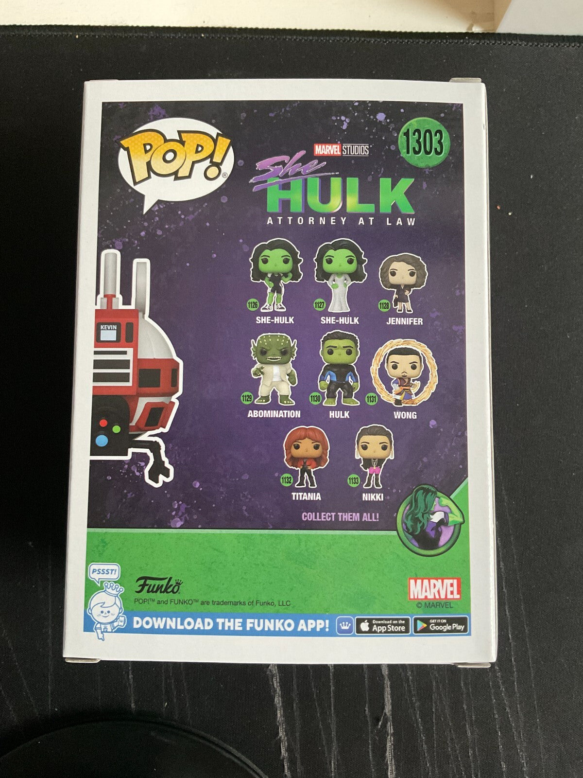 Funko POP! Marvel Collector Corps She-Hulk KEVIN 1303 - NIB