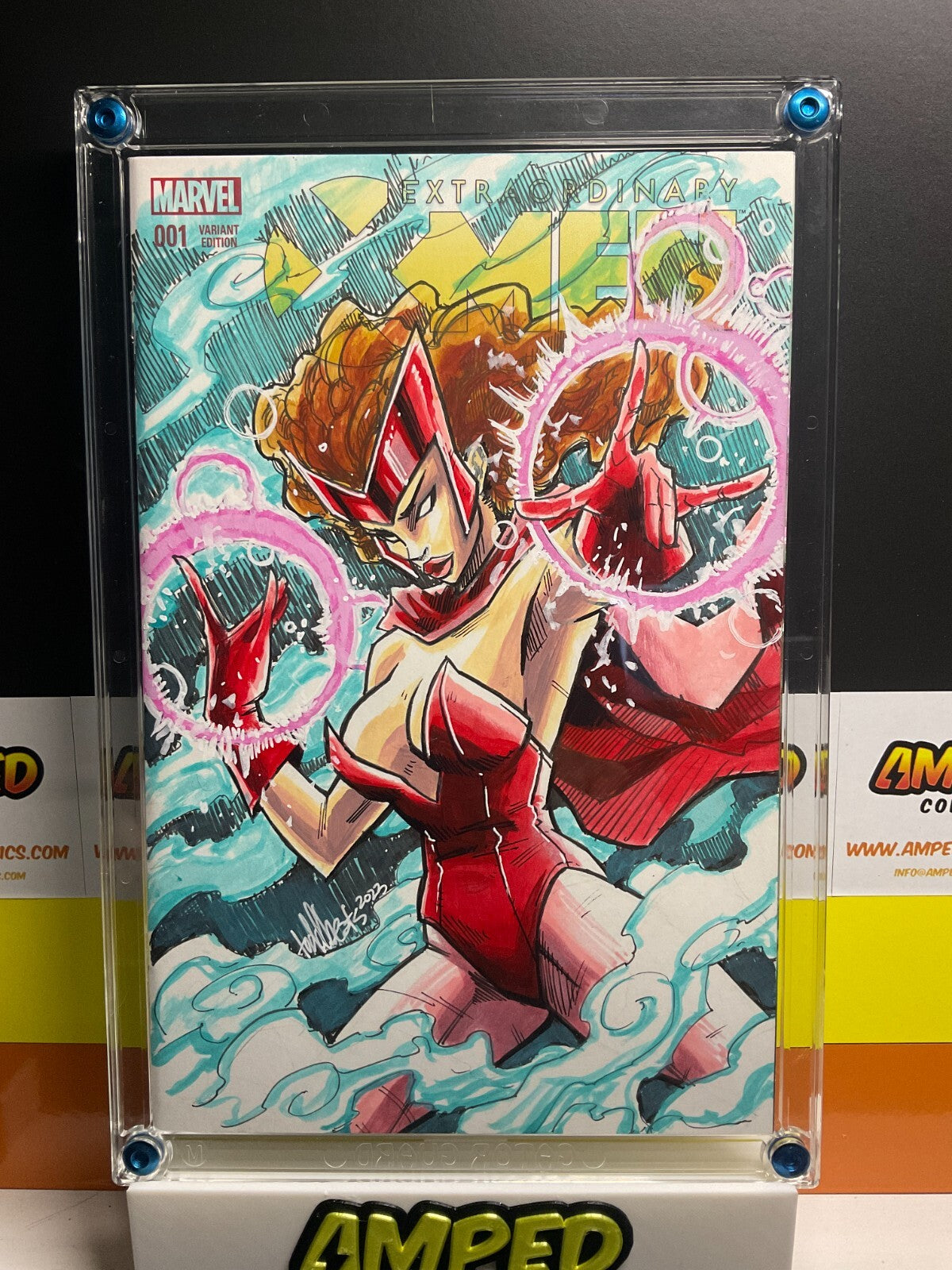 EXTRAORDINARY X-Men #1 (2016) Blank Variant W/ Original Toddbeats Art