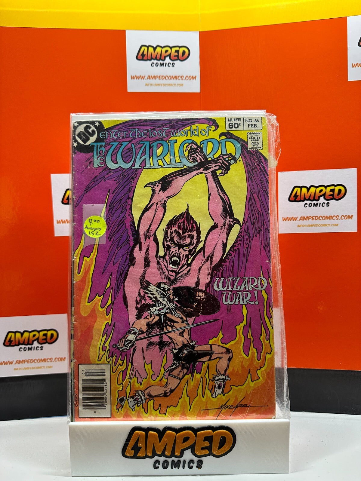 The Warlord #66 NEWSSTAND Edition ~ 1983 DC Comics  MID GRADE