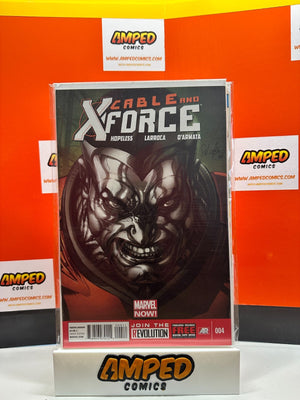 Cable and X-Force #4 Cover A First Printing Marvel X-Men Comics 2013 Colossus
