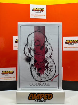 STABBITY BUNNY #1 EMMET'S STORY • COURAGE COVER SIGNED BY RIVERA W/COA