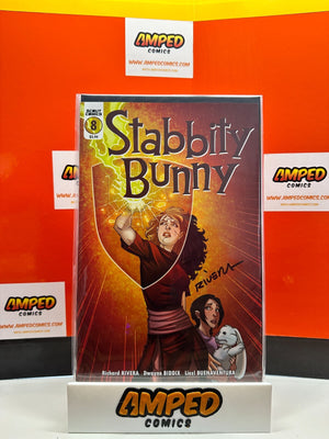 Stabbity Bunny #8 Scout Comics 2018 SIGNED BY RIVERA W/COA