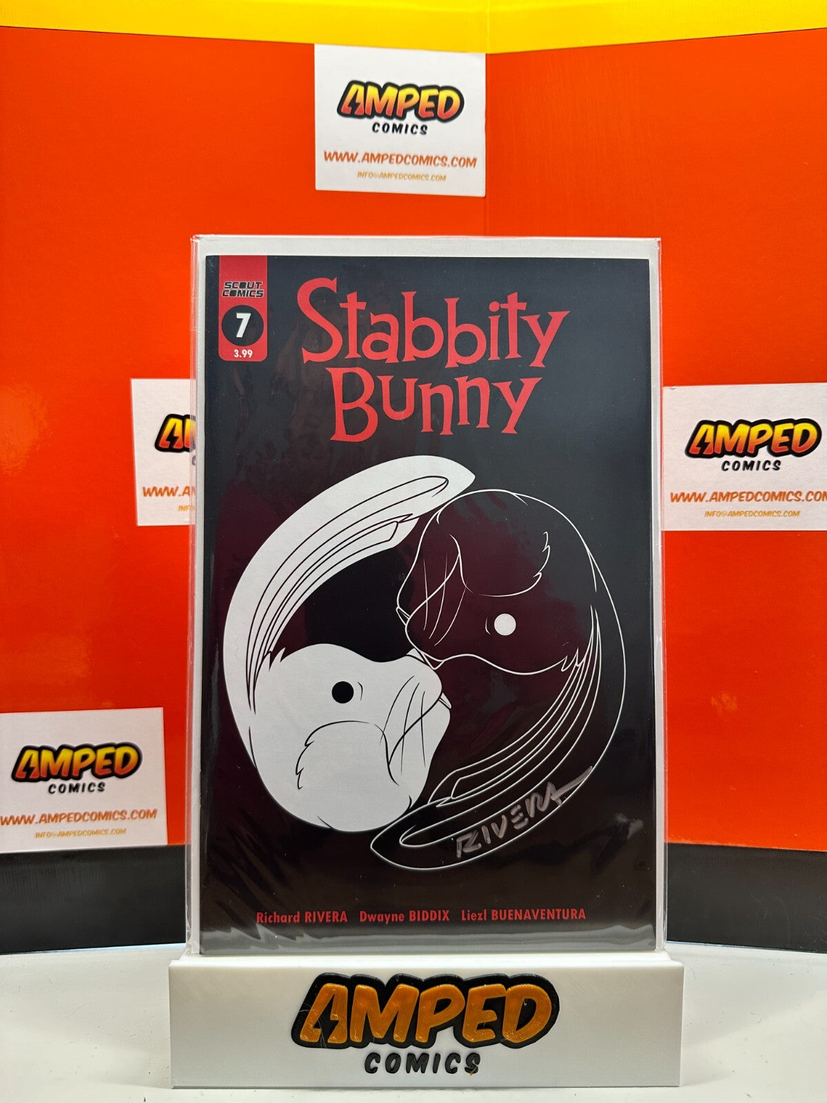 Stabbity Bunny #7 Scout (2018) SIGNED BY RIVERA W/COA