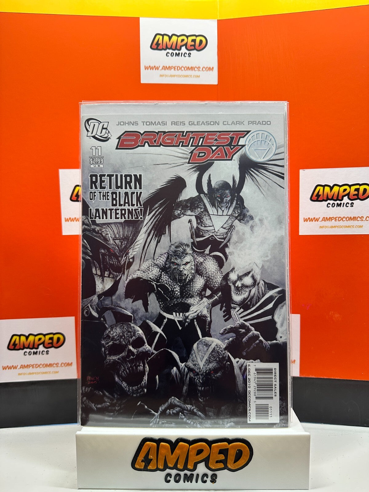 Brightest Day #11 DC ⋅ 2010🔑1st full app of Deathstorm, the Black Lantern 🔑
