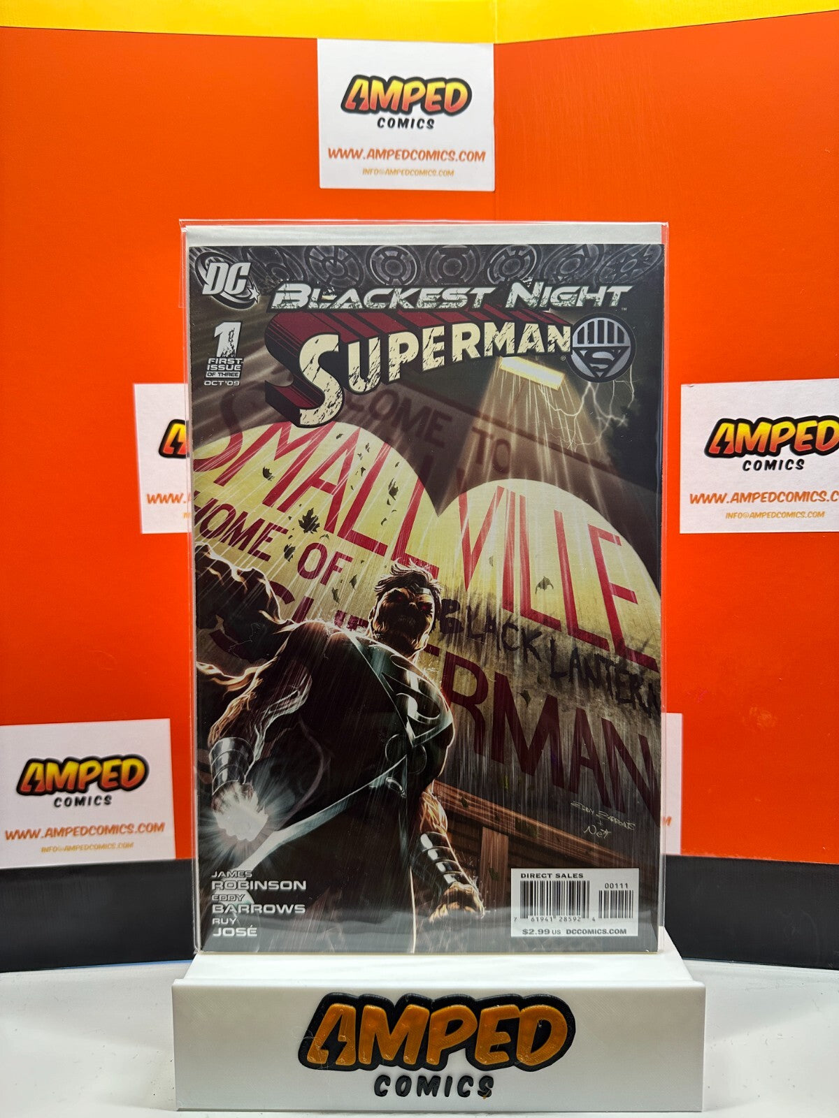 Blackest Night: Superman #1-3 DC (2009) COMPLETE SET