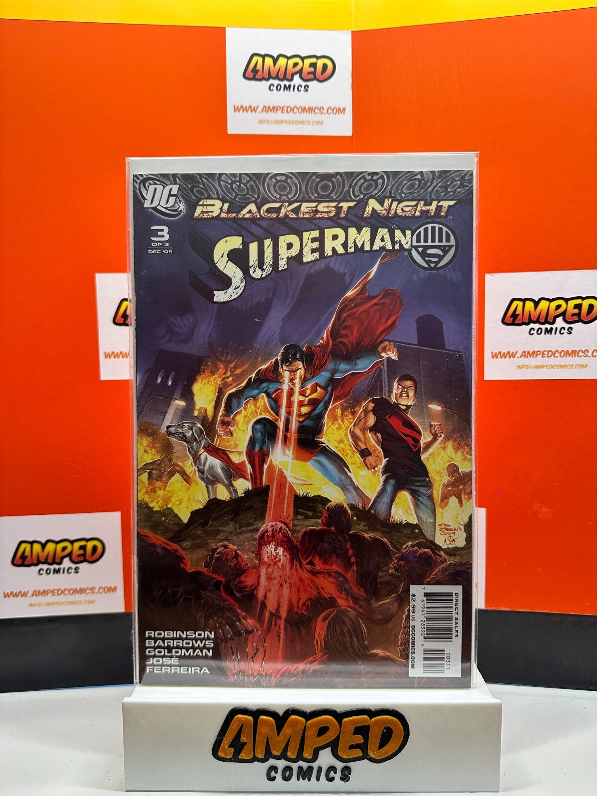 Blackest Night: Superman #1-3 DC (2009) COMPLETE SET