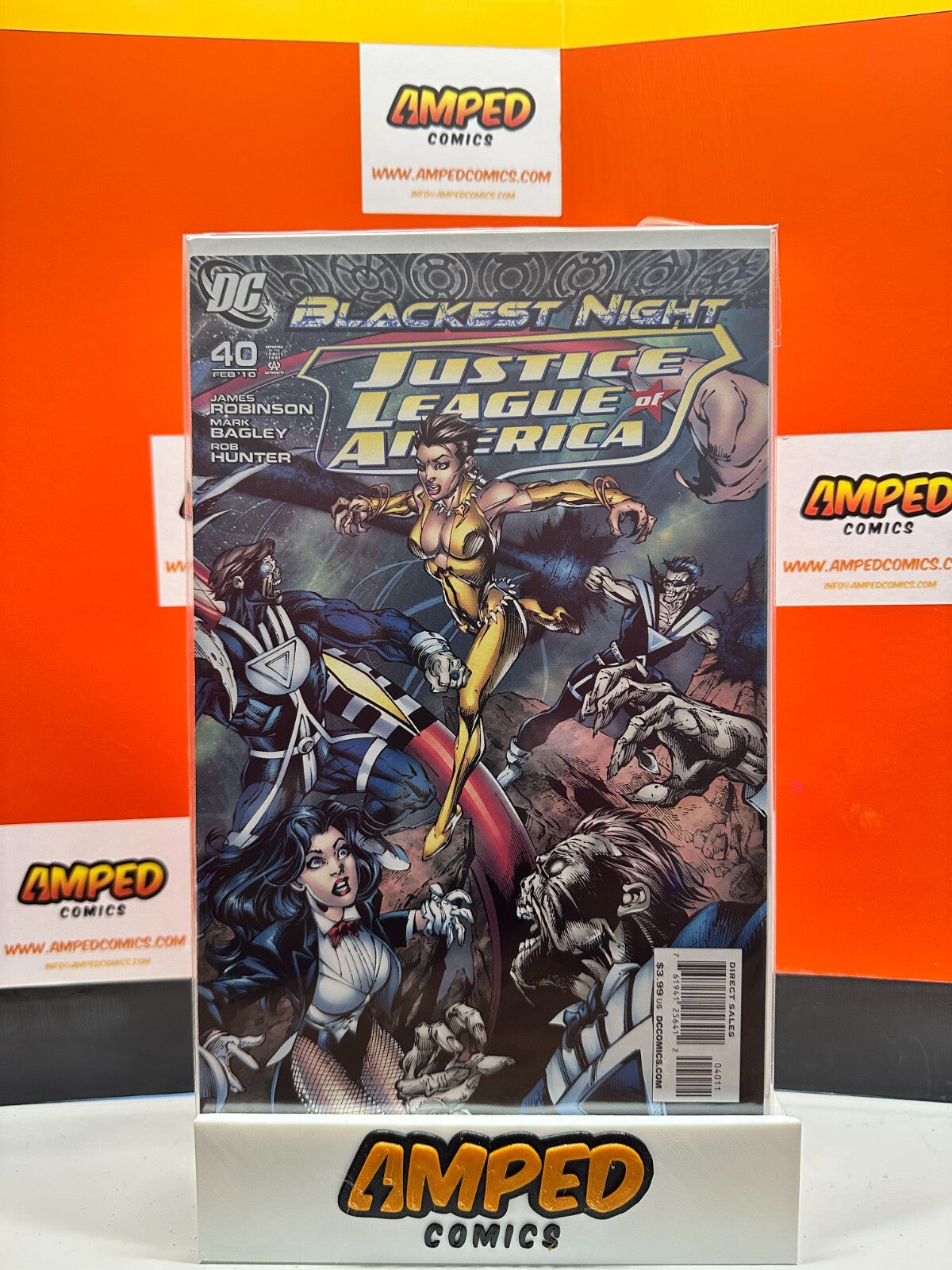 Justice League of America #39/40 - Blackest Night - Connecting Covers