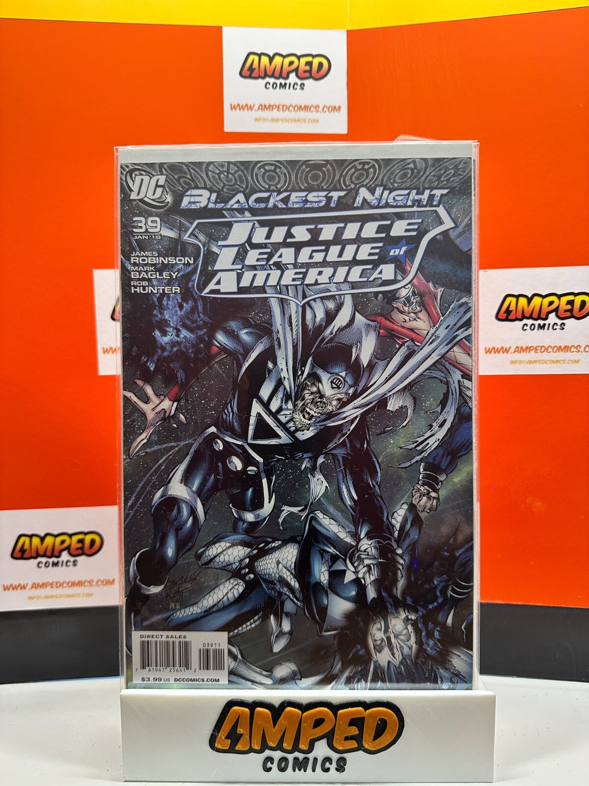 Justice League of America #39/40 - Blackest Night - Connecting Covers