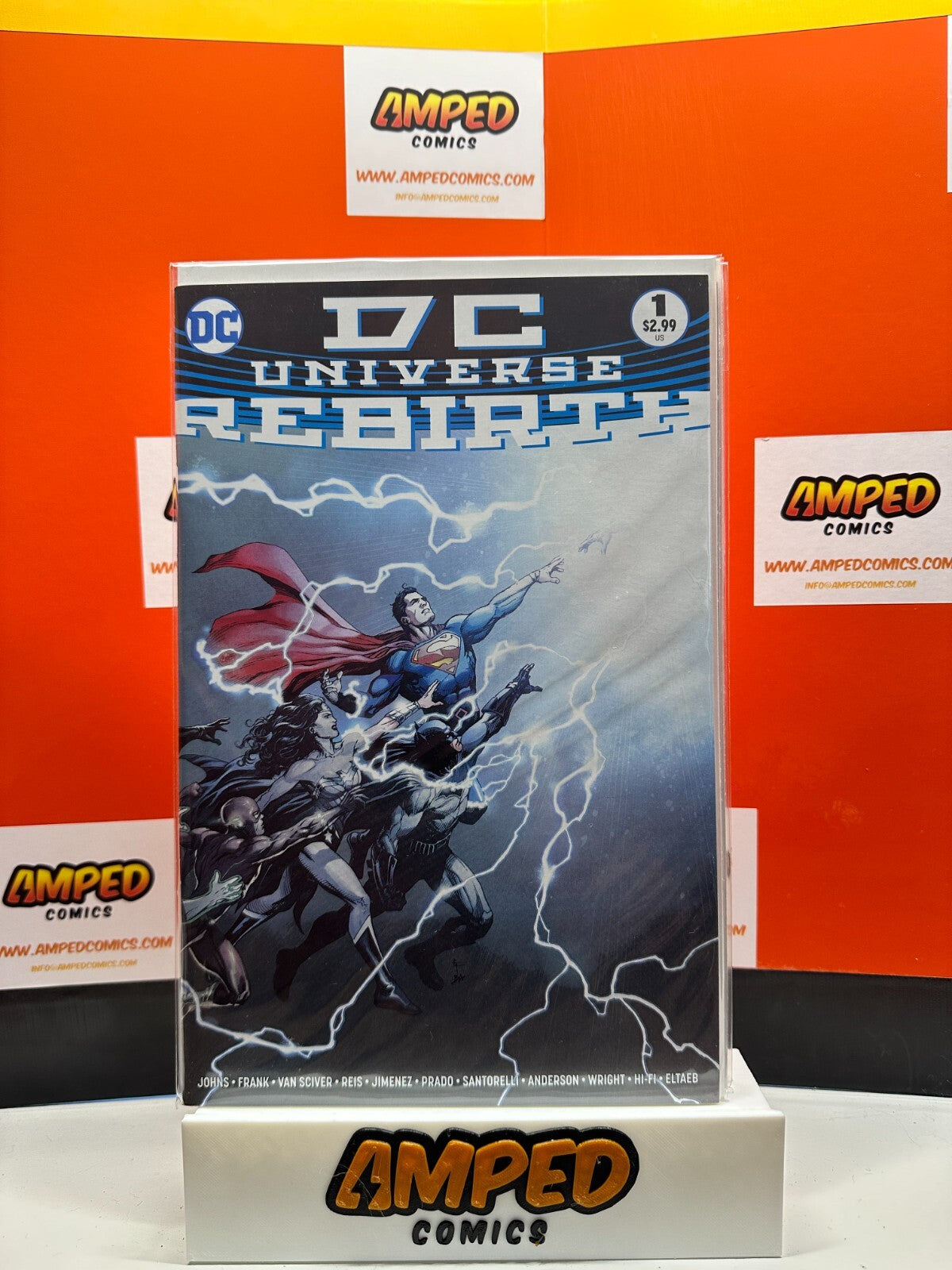 DC UNIVERSE REBIRTH #1 (2016 DC) 2nd PRINT $5.99 CONVENTION EDITION